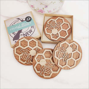 Bamboo & Rimu Coasters
