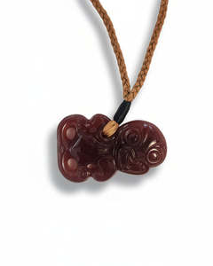 Jewelery: Red Carnelian Hei tiki