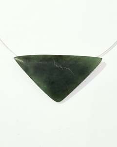 Jewelery: Freeform Pendant - Greenstone