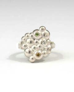 Balloon Art Ring in Sterling Silver
