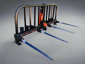 Tractor Tow Bar: QUICK HITCH/QUAD BALE FORK - 13TQ-BF4, 13 Tonne Capacity
