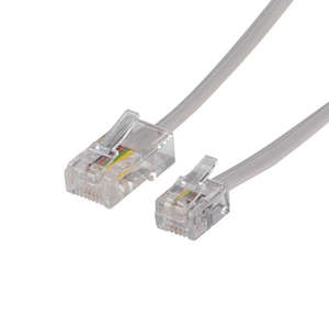 Phone Adsl Cables Adapters: Cable Phone RJ12 to RJ45 2M 5M (Router or Phone to RJ45 Socket)