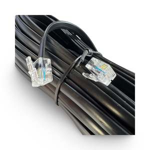 Phone Adsl Cables Adapters: Cable Phone RJ12 to RJ12 10M (Male to Male) RJ11 Phone Fibre ADSL VDSL etc