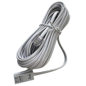 Phone Adsl Cables Adapters: Cable Phone BT to RJ11  5M (Wall to Router/Phone)