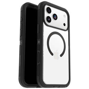 OtterBox Defender Pro XT iPhone 17 Pro Tough Lifeproof Case (Clear/Black)