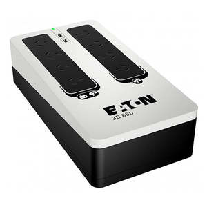 Backups: Eaton UPS 3S 850VA 510W Uninterruptible Power Supply