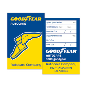 Goodyear: Goodyear - Wheel & Tyre Servicing Stickers