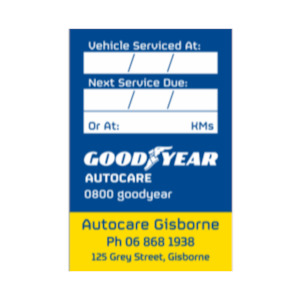 Goodyear: Goodyear - Underbonnet Stickers