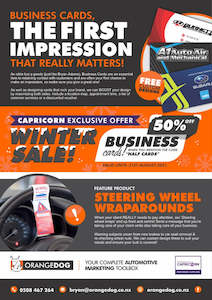 Capricorn Area Manager: Business Cards