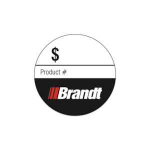 Brandt: zBrandt - Pricing Sticker 60mm Round