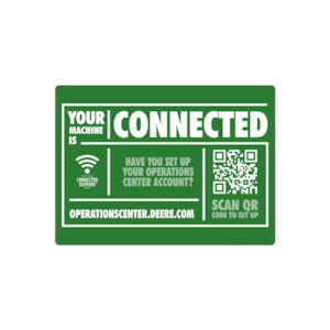 zBrandt - John Deere Connected Removable Vinyl 190x138mm