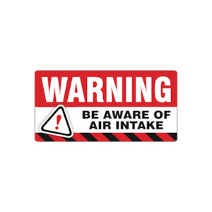 Tractor Repair Portal: TRS - Air Intake Warning Vinyl 100x50mm
