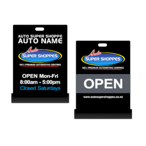 Auto Super Shoppes Portal: AutoSS - Footpath Sign