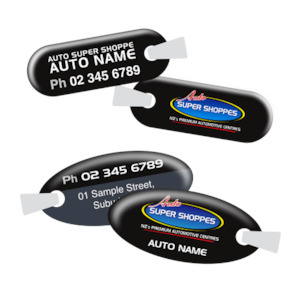 Auto Super Shoppes Portal: AutoSS - Domed Keyring