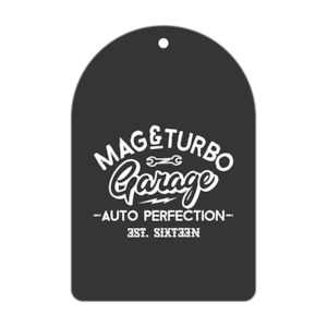 Mag And Turbo Portal: Hanging Card Air Fresheners. Garage brand. Double Sided