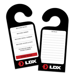 TDX - "Good to go" Hanging Card
