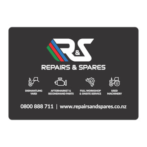 Repairs Spares: R&S - Rectangle Vinyl 90x65mm