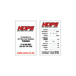 Hdps Portal: HDPS - Commercial Service Label Timaru 90x55mm