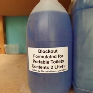 Products: Blockout for Portable Toilets. 2 Litre