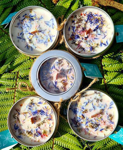 Ti Ritual Candles Black Current Nectarine Corn flower