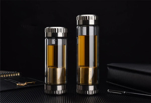 Thermas Bottle Stainless steal glass Tea Infuser Filter