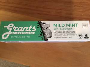 Healthy Mouth: Grants Toothpaste