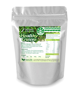 Products: Healthy Greens pouch 200g Organic Life New Zealand Limited