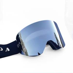 Peacock: Silver Chrome Peacock Goggles