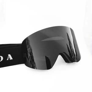 Jet Black Peacock Goggles