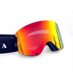 Fire Red Peacock Goggles