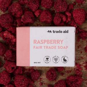 Trade Aid Raspberry Soap 80g