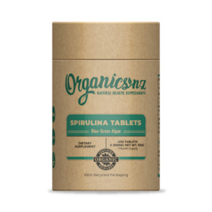 Products: Organic Spirulina – 200 Tablets
