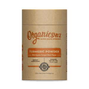 Products: Organic Turmeric with Kampot Black Pepper Powder