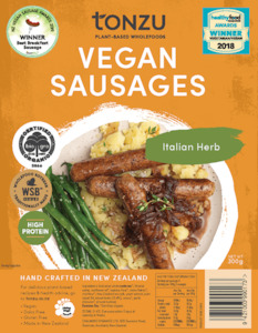 Tonzu - Italian Organic Tofu Sausage - [300g]- In Store/Click & Collect Only