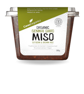 Food Vegan: Ceres - Organic Genmai Shiro Miso - [300g]