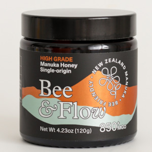 Honey Sweeteners: Bee & Flow - Manuka Honey 850 MGO - [120g]
