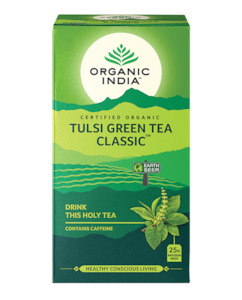 Food: Organic India - Organic Tulsi Tea (Green) - [25 Bags]
