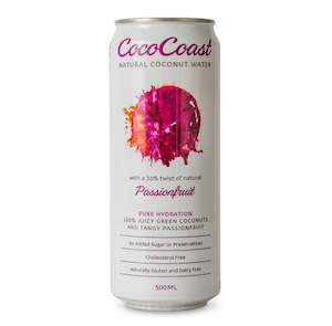 CocoCoast - Natural Coconut Water (Passionfruit) - [500ml]