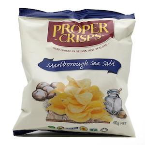 Food Gluten Free: Proper Crisps - Marlborough Sea Salt [40g]