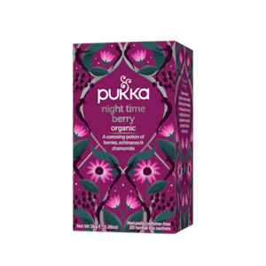Hot Drinks: Pukka - Organic Night Time Berry Tea - [20 Bags]