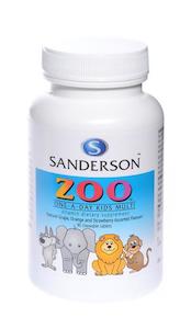 Vitamins: Sandersons - Zoo Kids Multi Vitamin Chews -[90t]
