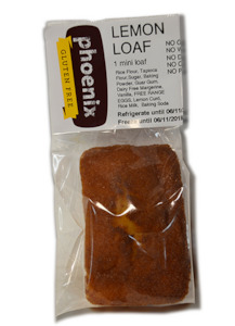 Phoenix Gluten Free - Frozen Lemon Loaf Mini - In Store/Click & Collect Only