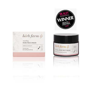 The Herb Farm - Nourish & Glow Rose Face Cream - [50ml]