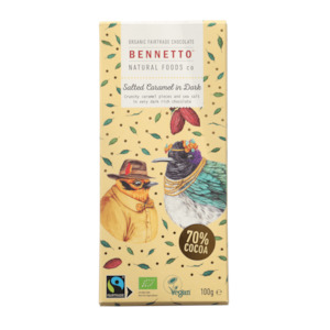 Bennetto - Organic Dark Chocolate Salted Caramel - [80g]