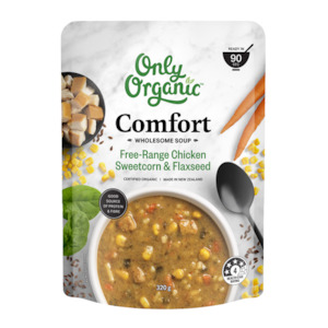 Health Baby S Health: Only Organic - Free Range Chicken Sweetcorn & Flaxseed Soup - [320g]