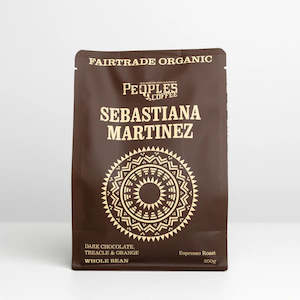 Hot Drinks: Peoples Coffee - Sebastiana Martinez Organic Coffee - [Whole Bean] - [200g]
