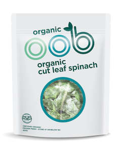 Organic: Oob - Organic Frozen Spinach - [400g] - In Store/Click & Collect Only