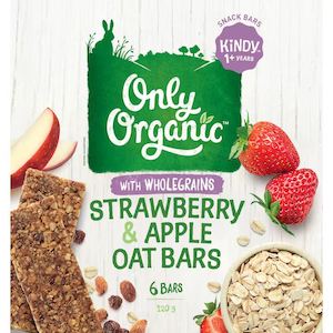 Only Organic - Oat Bars [Strawberry & Apple] - [120g]