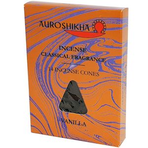 Auroshikha - Incense Cones Vanilla - [x14]