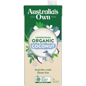 Australia's Own - Organic Coconut Milk [Unsweetened] - [1L]